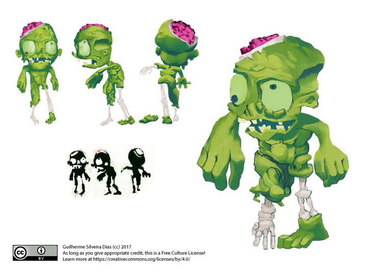 Character design model sheet example